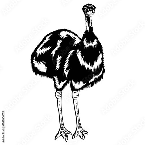 Australian Emu Bird