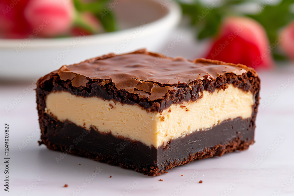 bite of cream cheese brownie bite of cream cheese brownie