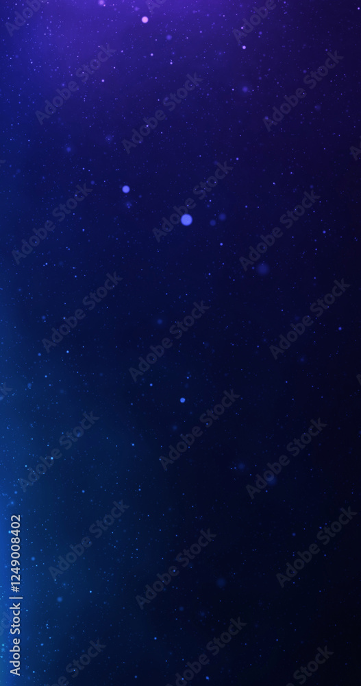 Universe deep staring vertical background rendering showing mysterious particles Universe deep staring vertical background rendering showing mysterious particles