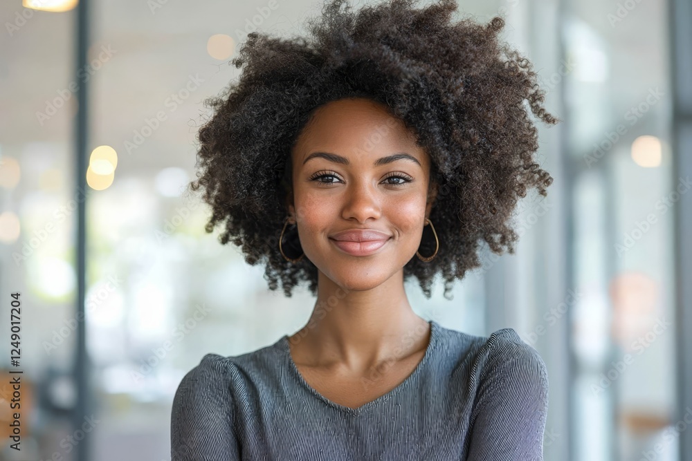 Portrait of a smiling business woman looking confidently at camera. Portrait of a smiling business woman looking confidently at camera.