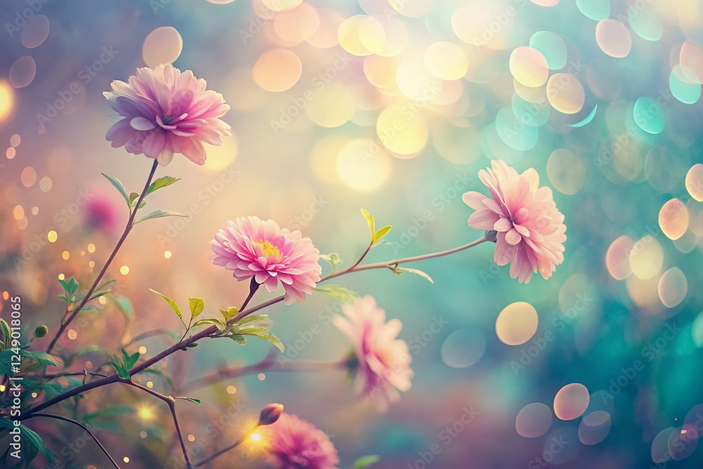 Naklejka premium Dreamy Pastel Gradient Background: Soft Vintage Photography