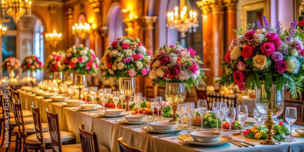 Elegant Wedding Table Settings: Fine Dining & Event Decor Preparation Elegant Wedding Table Settings: Fine Dining & Event Decor Preparation