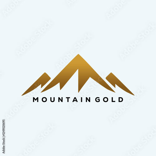 mountain logo vector