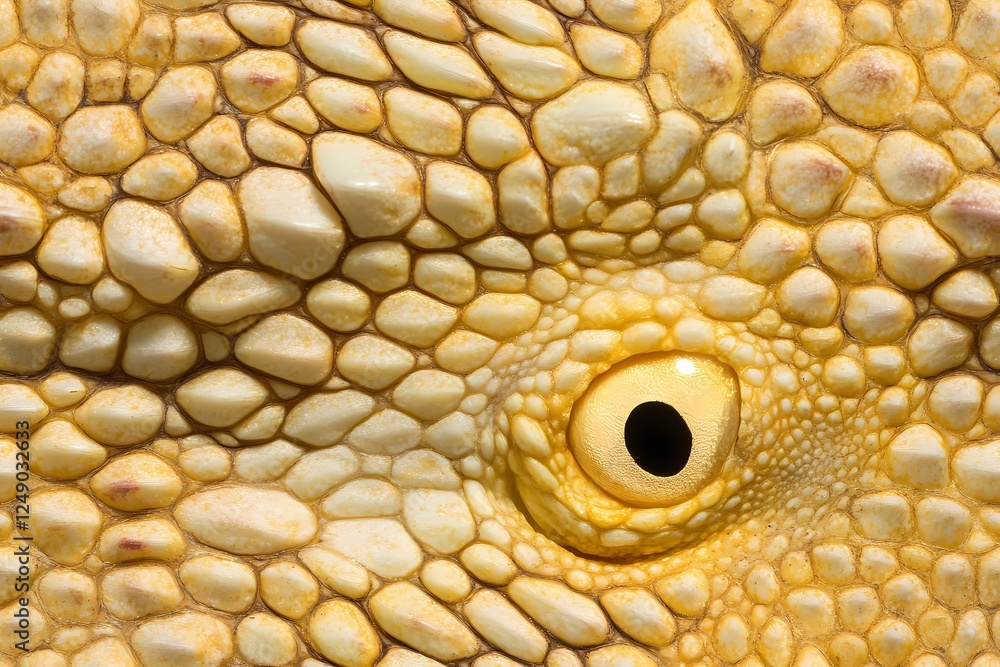 Fototapeta premium Bearded Dragon Skin Texture Wallpaper Background, Banner Header