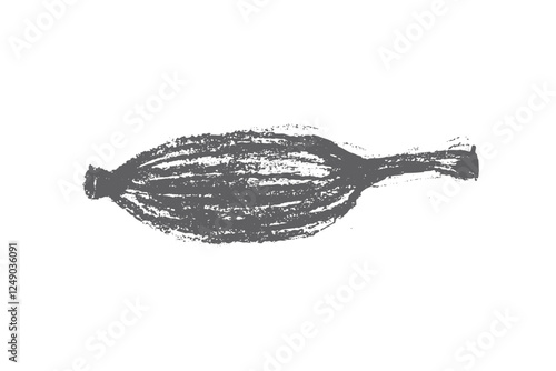 Wallpaper Mural Hand drawn cardamom symbol, cardamon icon, cardamum sign. Bakery spice illustration. Cahrcoal sketch, natural flavoring doodle, organic flavouring drawing. Cardamom insignia for label, banner design Torontodigital.ca