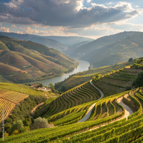 vineyard in the mountains