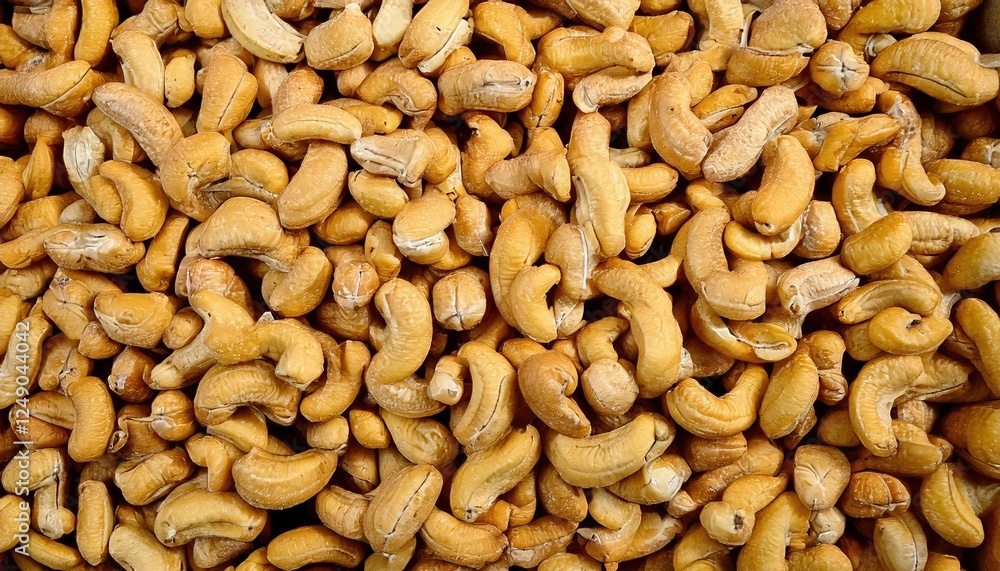 Cashews ready for harvesting at a farm in the tropics during the warm afternoon sun Cashews ready for harvesting at a farm in the tropics during the warm afternoon sun