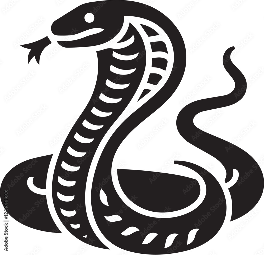 Fototapeta premium snakes silhouette