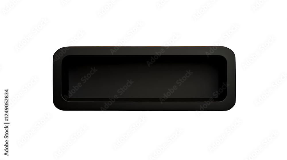 A sleek black rectangular food tray, designed for meal presentation and catering services. A sleek black rectangular food tray, designed for meal presentation and catering services.