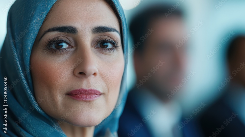 portrait of a woman in a hijab portrait of a woman in a hijab