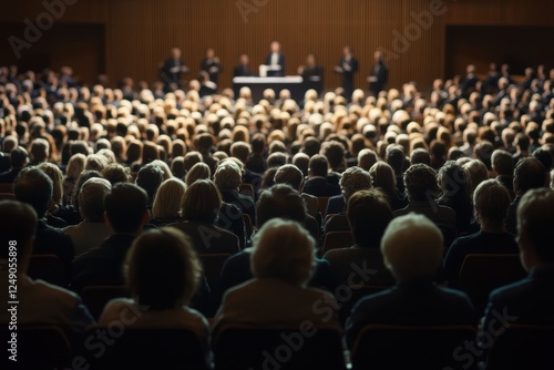 Wallpaper Mural Popular science lecture engaging large audience in an academic setting Torontodigital.ca