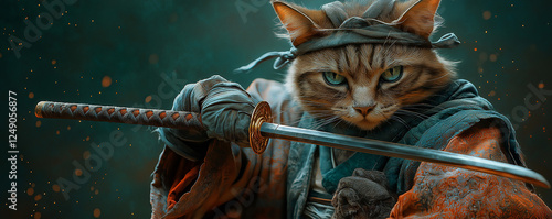 かっこいい戦士の猫