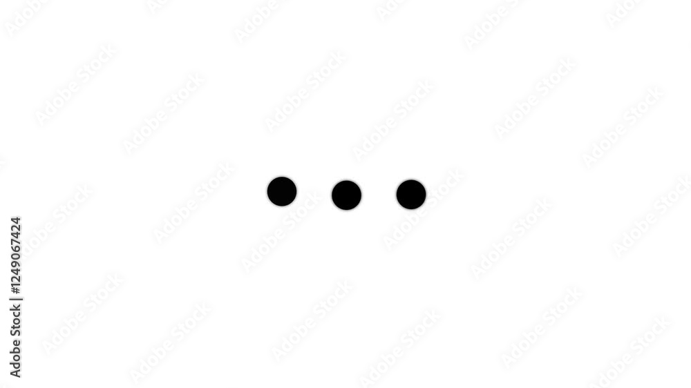 Typing loading dots on transparent background with alpha channel. Loading is indicated by a dot. Load dot icons. A set of loading icon animations is isolated on a white background. Typing loading dots on transparent background with alpha channel. Loading is indicated by a dot. Load dot icons. A set of loading icon animations is isolated on a white background.