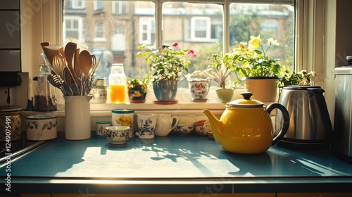 Wallpaper Mural Homemade Chai Tea Preparation Cozy Kitchen Photo Bright Environment Close-up View Aromatic Experience Torontodigital.ca
