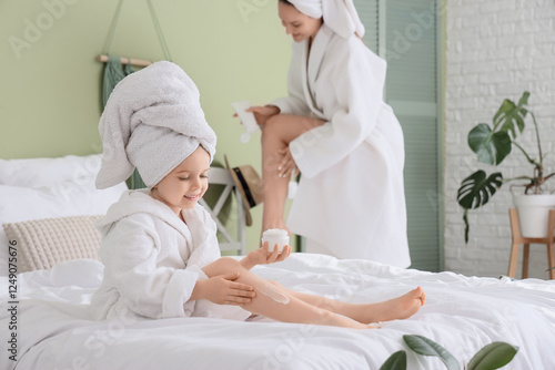 Cute little happy girl and ...