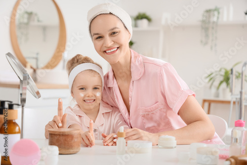 Cute little happy girl and ...