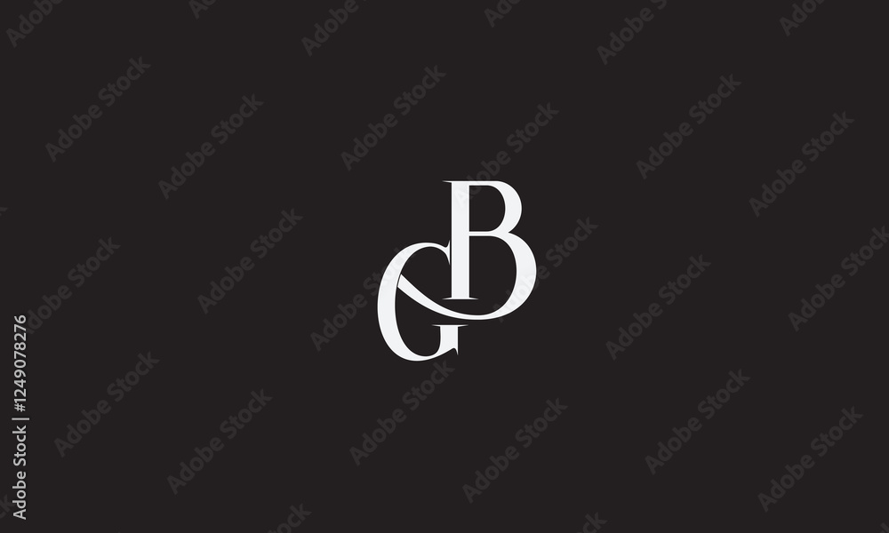GB, BG, G, B Abstract Letters Logo Monogram GB, BG, G, B Abstract Letters Logo Monogram