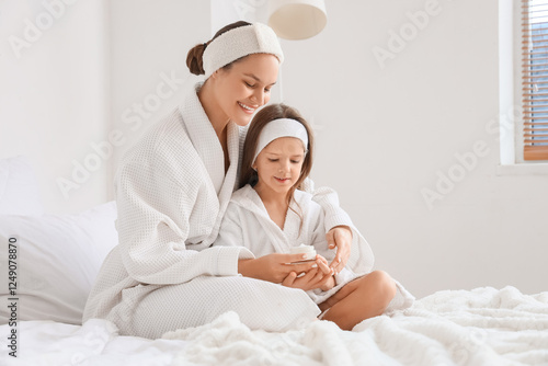 Cute little happy girl and ...