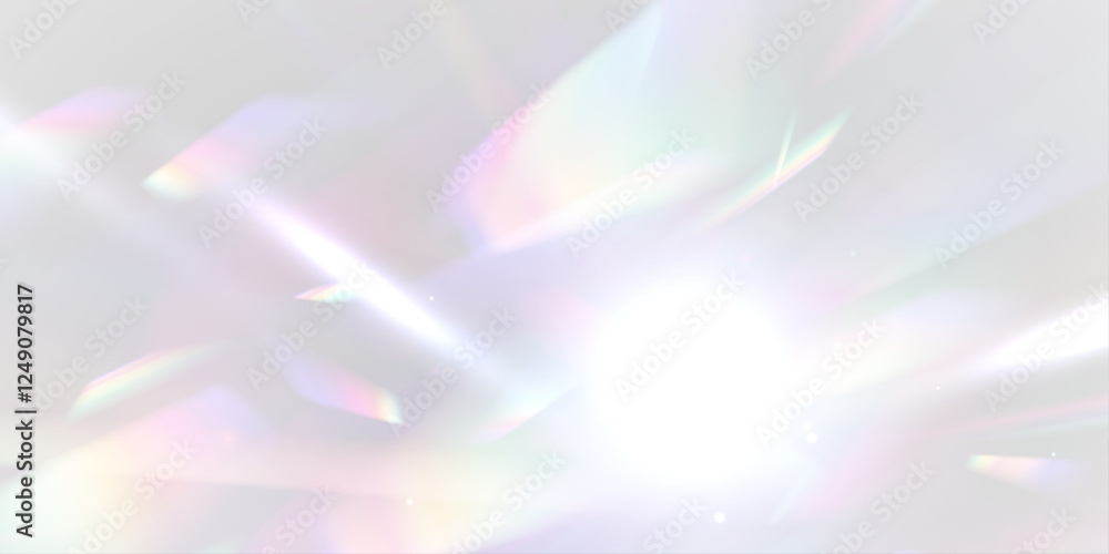 Png Rainbow light and crystal dust. Png Crystal shimmering with rainbow effect. Png Background with light bokeh effect. Gorgeous Christmas background with glowing dust.