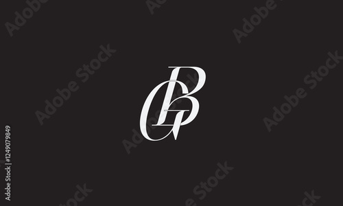 GB, BG, G, B Abstract Letters Logo Monogram	