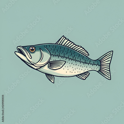 Tawes Fish Illustration design photo