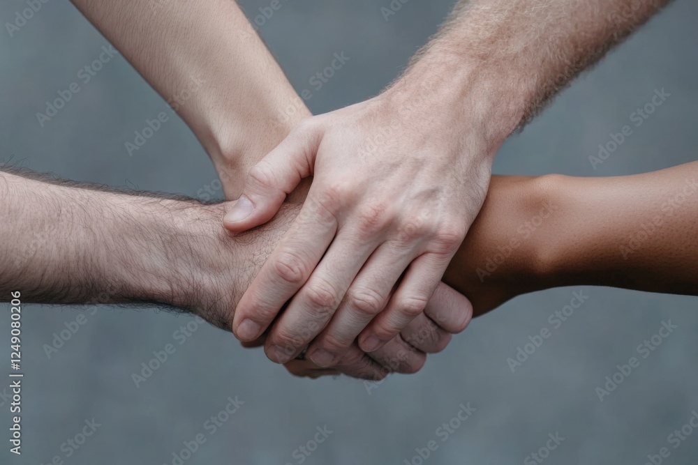 interracial hands joining together in unity interracial hands joining together in unity