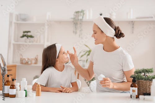 Cute little happy girl and ...