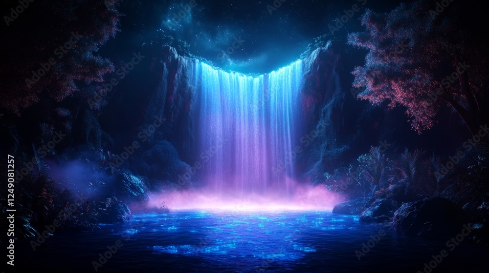 Futuristic cybernetic data stream frame with flowing binary code and digital high fidelity effect Futuristic cybernetic data stream frame with flowing binary code and digital high fidelity effect
