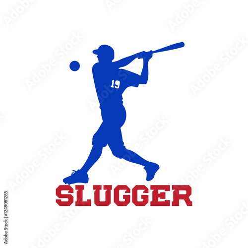 Silhouette of a man playing baseball batter