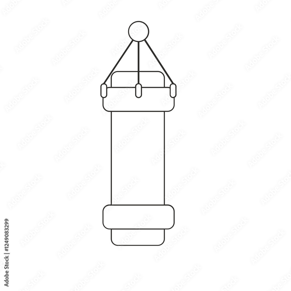 black outline gym icon illustration black outline gym icon illustration