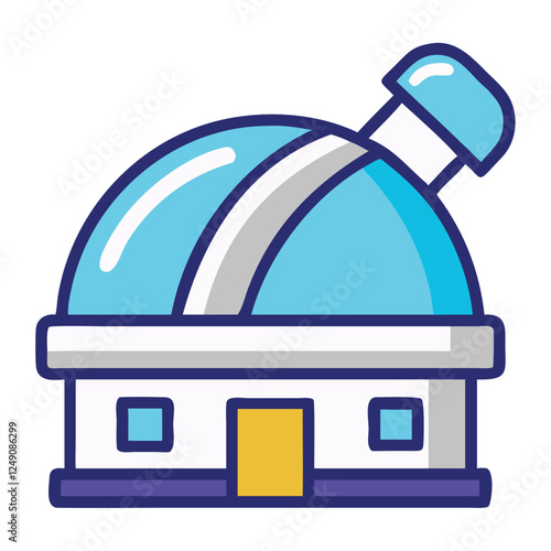 Astronomical Observatory Dome Icon