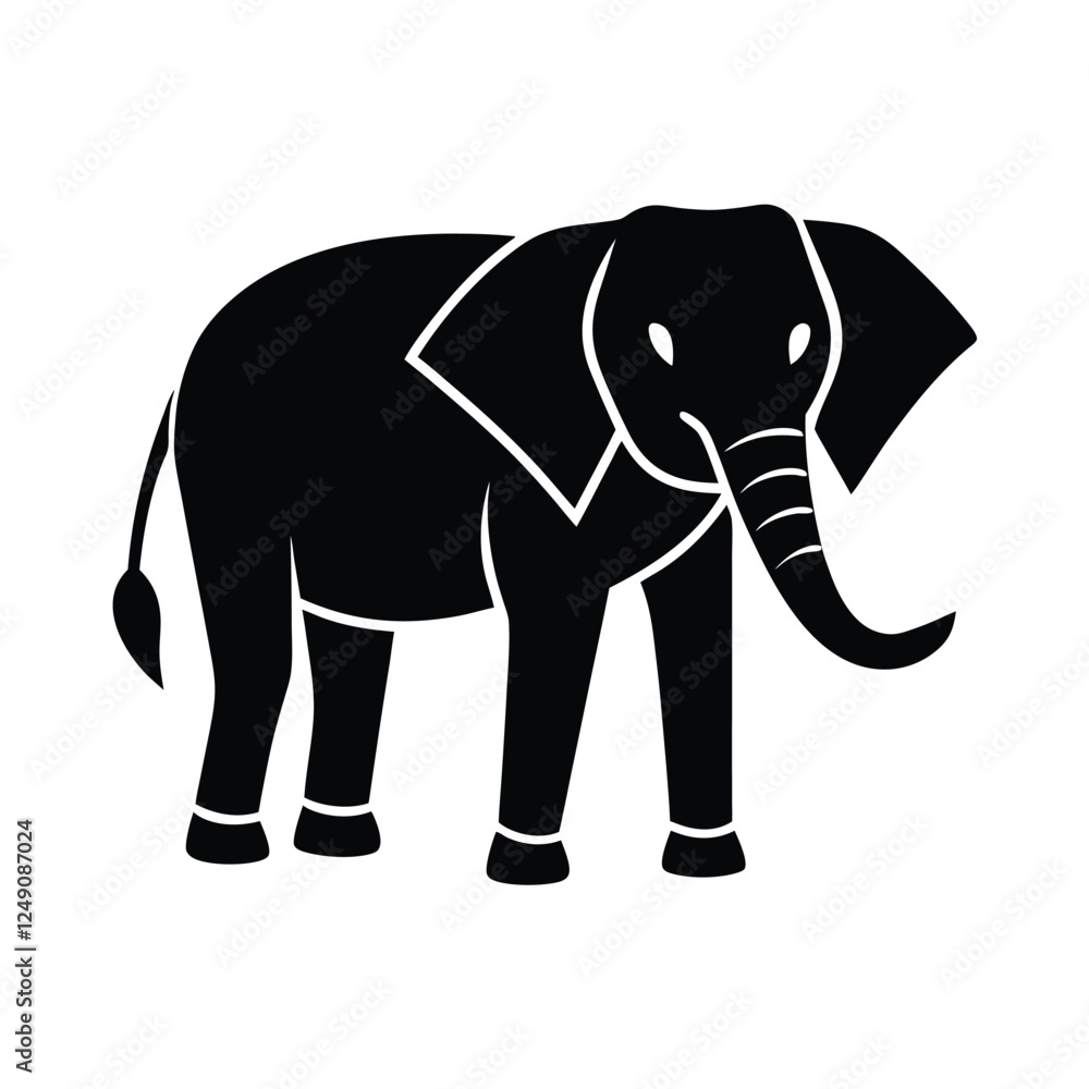 Obraz premium elephant vector illustration