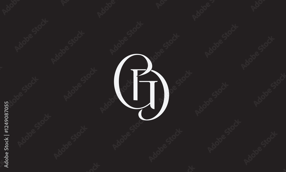 GD, DG, G, D Abstract Letters Logo Monogram GD, DG, G, D Abstract Letters Logo Monogram