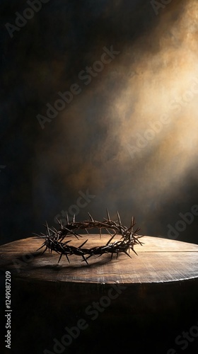 Crown of Thorns in Golden Light