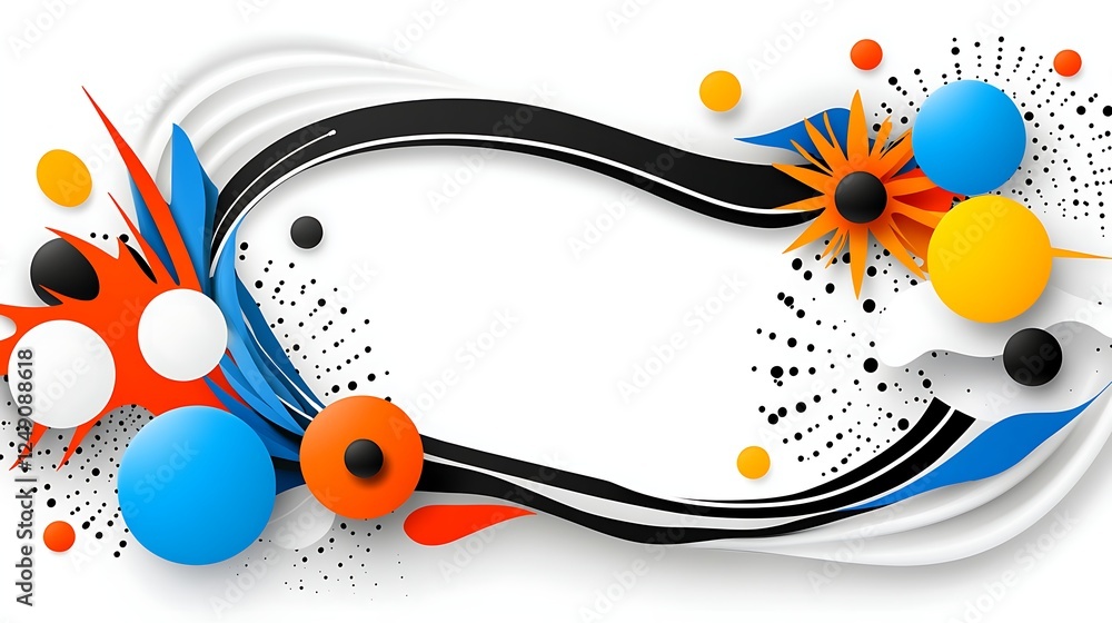 Obraz premium Colorful abstract design