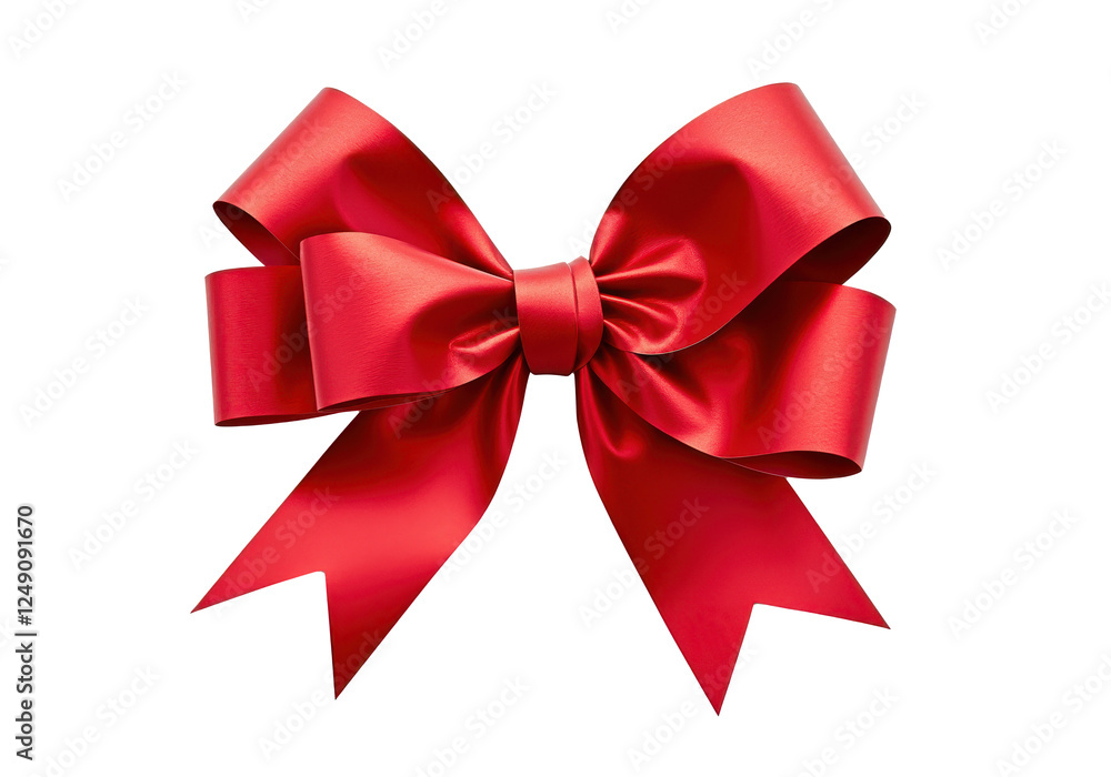 red bow isolated on transparent background red bow isolated on transparent background
