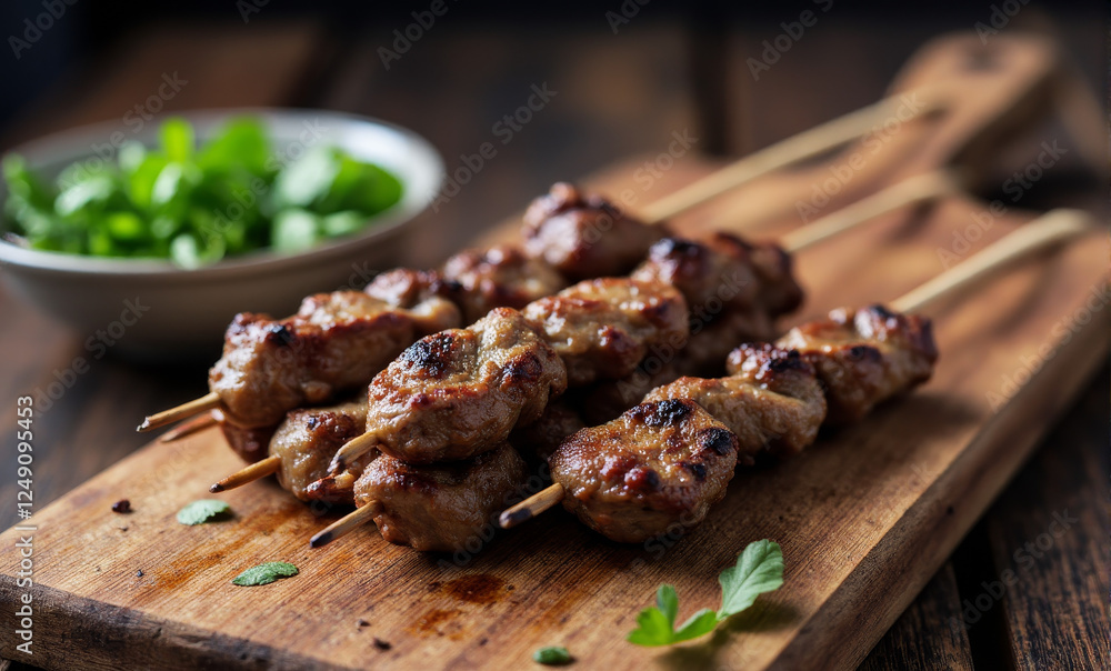 Exotic Xinjiang Lamb Skewers with Cumin and Chili