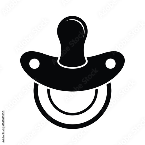 baby pacifier vector illustration