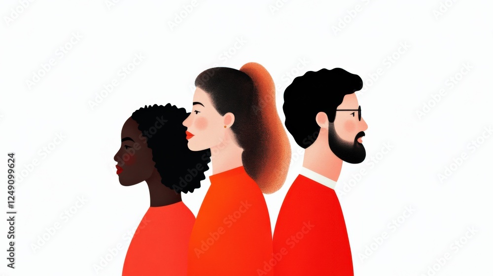 diverse group of people looking forward diverse group of people looking forward