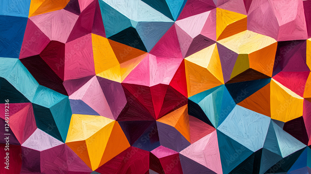 Obraz premium abstract background with triangles