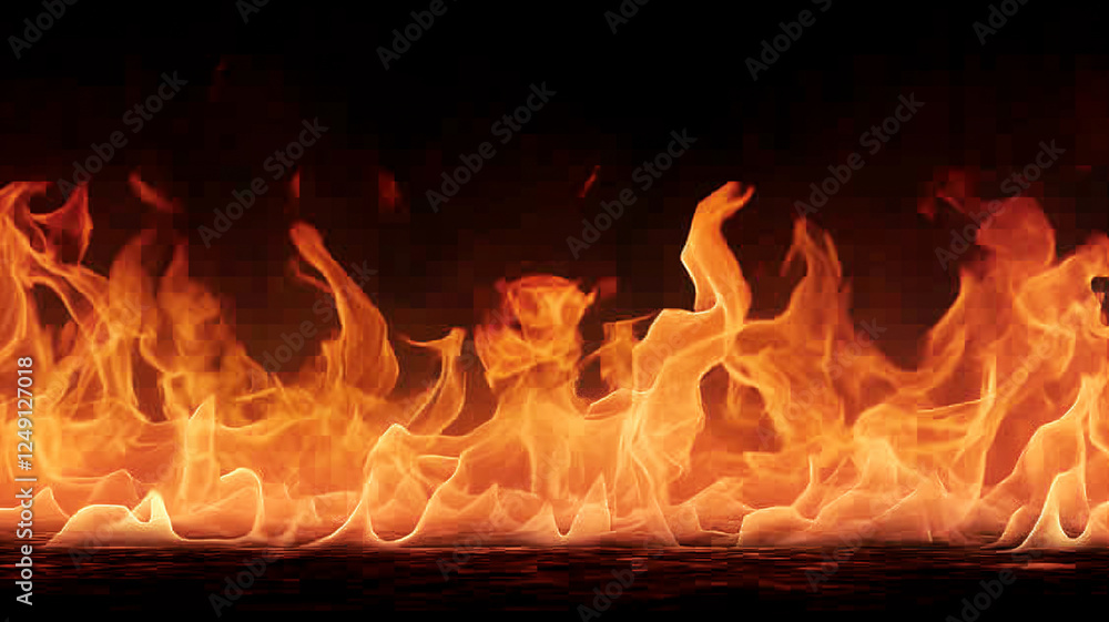 custom made wallpaper toronto digitalFlames dancing in dark background create mesmerizing and intense atmosphere, evoking feelings of warmth and energy. vibrant orange and yellow hues of fire capture attention and inspire motivation