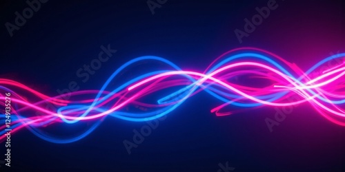 abstract background with glowing lines