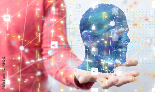 digital medical futuristic ...