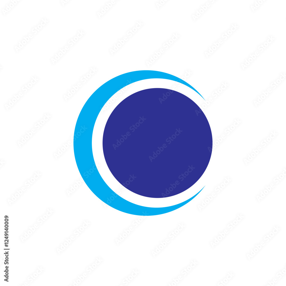 abstract blue circle abstract blue circle
