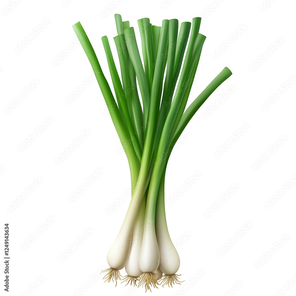 fresh green onion fresh green onion