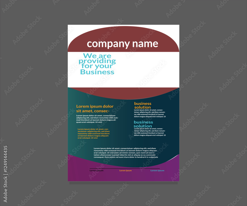 Creative colorful flyer design template abstract flyer design template set business poster template Creative colorful flyer design template abstract flyer design template set business poster template