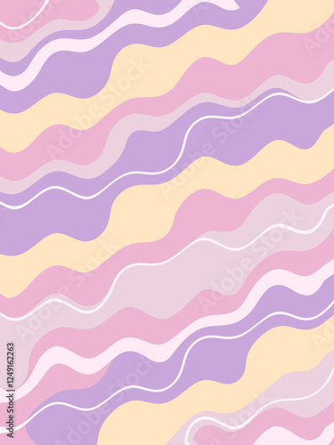 Purple pink yellow abstract background. Illustration for banner, poster, card