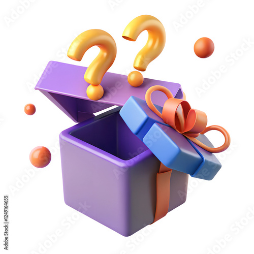 surprise gift box mystery box gift box png transparent ba ckground