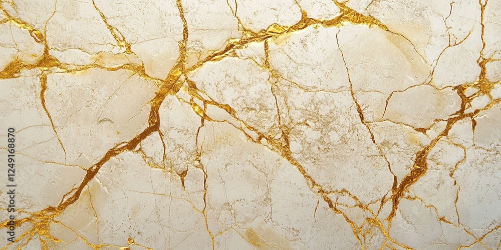 Naklejka premium Elegant Gold Veined Marble Texture: A Luxurious Background Image for Design Projects