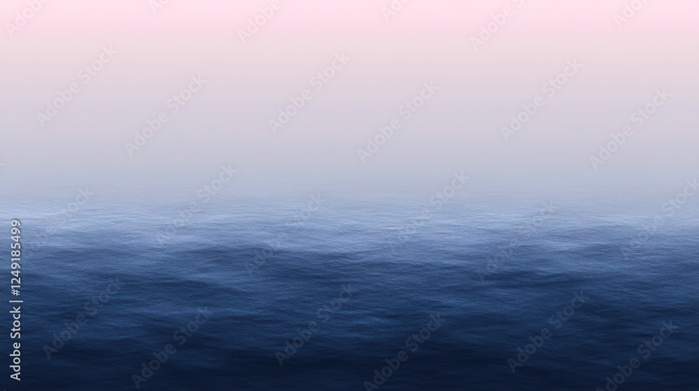 Obraz premium Serenity of the Ocean: A Calming Gradient Landscape with Gentle Waves